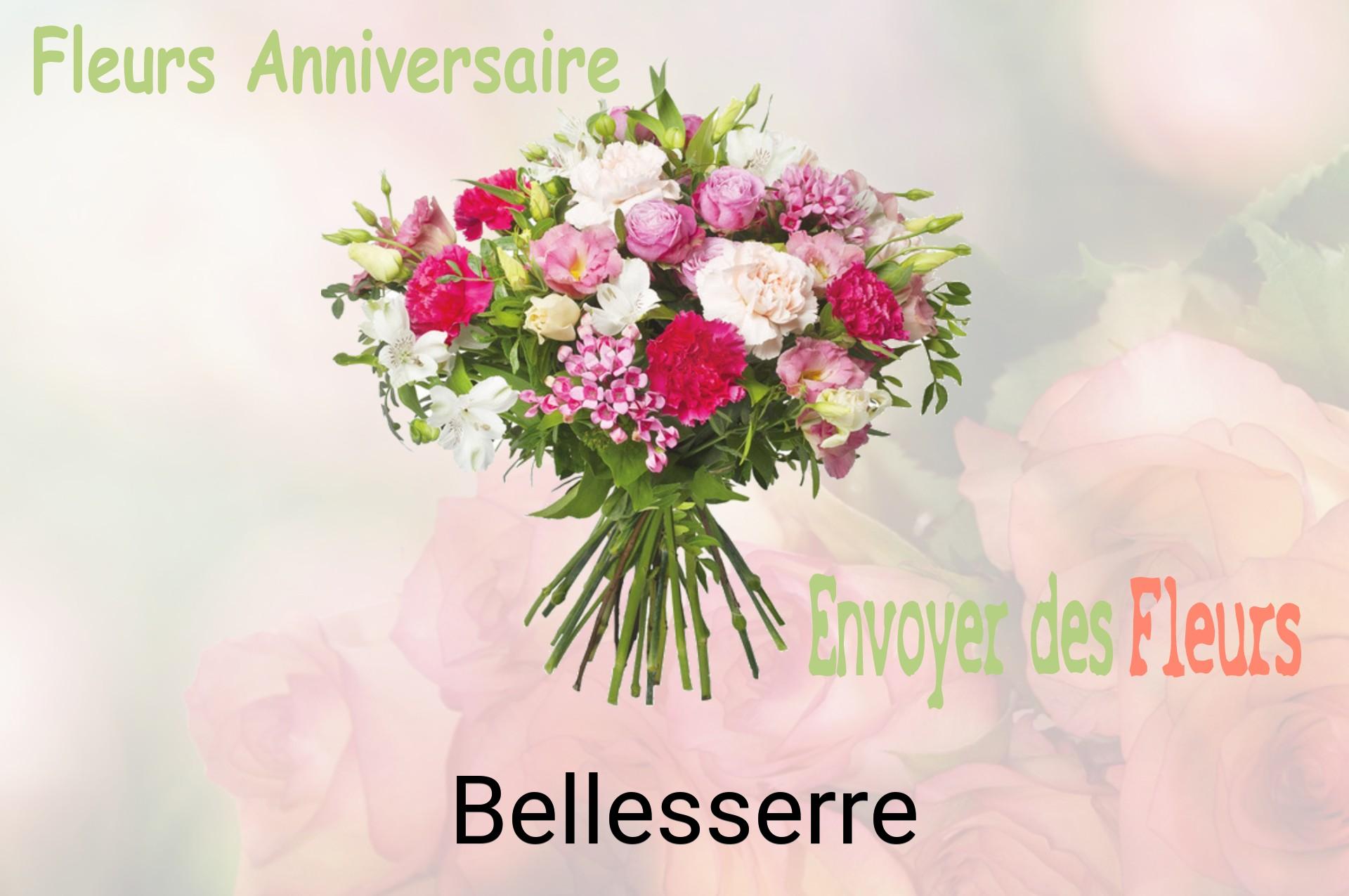 Bouquet de fleurs d’anniversaire livré à Bellesserre