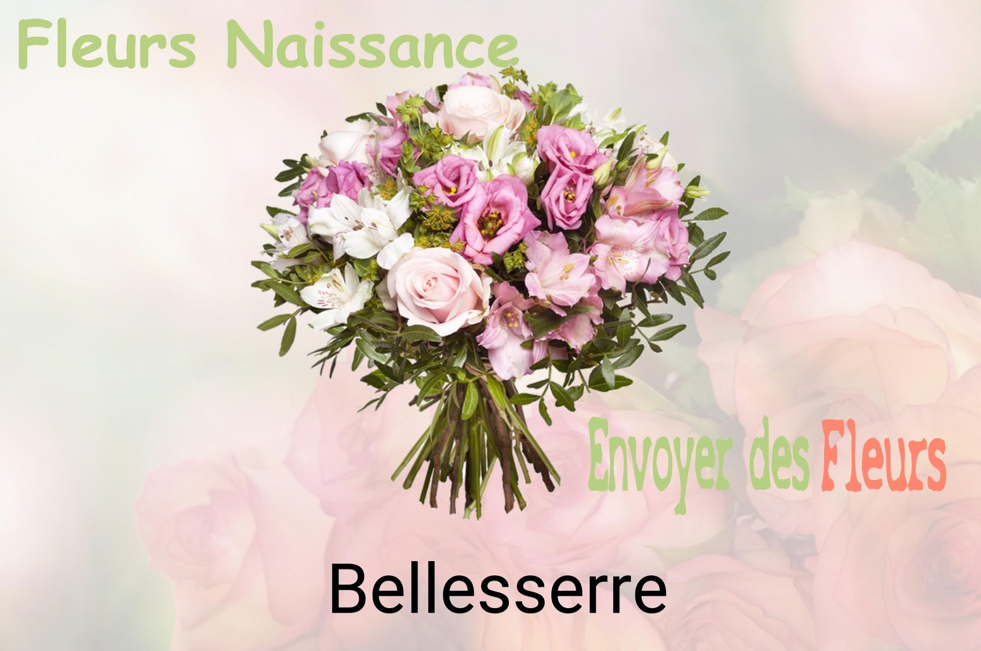 Bouquet de fleurs de naissance livré à Bellesserre