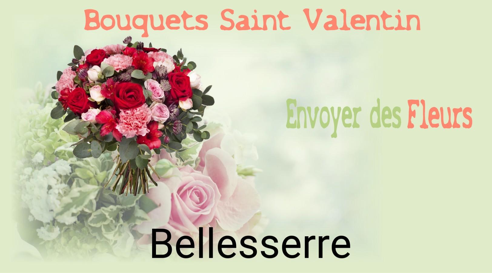 Roses de Saint-Valentin livrées à Bellesserre